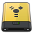 Yellow Firewire Icon 48x48 png
